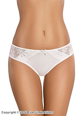 Classic briefs, high quality cotton, embroidery